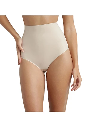 Formující dámské kalhotky s vysokým pasem INVISIBLE SILHOUETTE HIGH WAIST SLIP - BELLINDA - tělová Formující dámské kalhotky s vysokým pasem INVISIBLE SILHOUETTE HIGH WAIST SLIP - BELLINDA - tělová