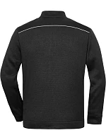 Daiber JN 898 Pánská pracovní pletená fleece bunda - Solid 02.0898 black/black Daiber JN 898 Pánská pracovní pletená fleece bunda - Solid 02.0898 black/black