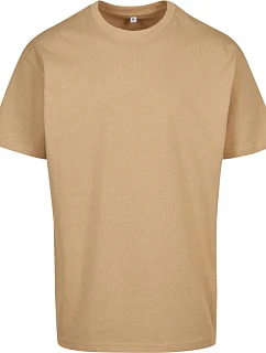 Build your Brand BY 102 Oversize tričko z těžké bavlny 56.0102 union beige