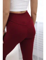 Pruhované legíny Burgundsko Pruhované legíny Burgundsko