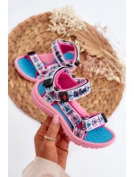 Dětské sandálky Lee Cooper LCW-24-34-2600 Růžové