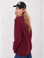 Mikina WT BL A1062.29 bordó Mikina WT BL A1062.29 bordó