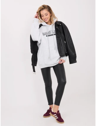 WT BL mikina A1066.53 světle šedá