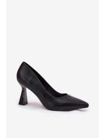 Elegantní lodičky na rozšiřující se jehle Vinceza 62222 černé Elegantní lodičky na rozšiřující se jehle Vinceza 62222 černé