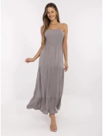 Šaty D73761M30251 šedé