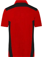 Daiber JN 1826 Pánské pracovní piqué polo "Strong" 02.1826 red/black