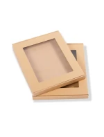 Krabice dárková s víkem průhledná