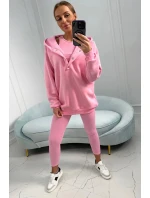 Sada mikiny, topu a legín 24349 světle růžová -Kesi Sada mikiny, topu a legín 24349 světle růžová -Kesi