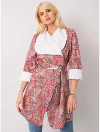 Dámský kabát DHJ PL 6022A.26X červený Dámský kabát DHJ PL 6022A.26X červený