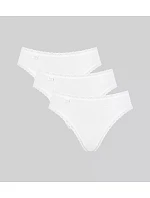 Sloggi 24/7 Cotton Lace - tai kalhotky: pohodlí z česané bavlny (3 ks) Sloggi