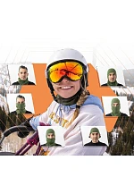 Qunature lyžařský plášť 13230023015 bike motorbike balaclava velikost L - zelená Qunature lyžařský plášť 13230023015 bike motorbike balaclava velikost L - zelená