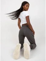 Dámské tepláky B 005 tmavě šedé Dámské tepláky B 005 tmavě šedé