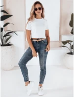 Dámské úzké džíny námořnická modř FashionStreet UY2818