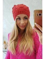 Fleecová čepice Sandra K210 raspberry Fleecová čepice Sandra K210 raspberry