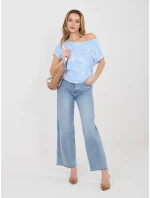 Tričko D12110M02646F světle modré