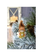 VÁNOČNÍ PŘÍVĚSEK ANDĚL ZLATÝ 7CM