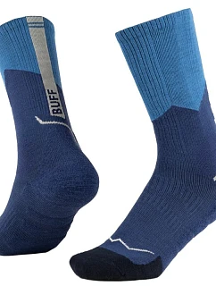 Ponožky BUFF Merino Midweight Crew 138870707 Modré 36–38
