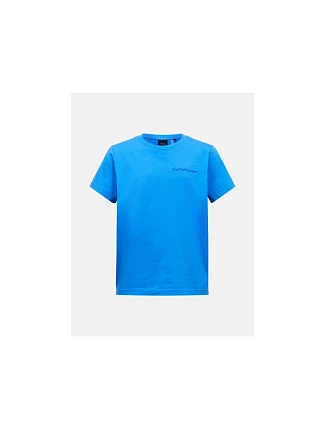 Dětské tričko PEAK PERFORMANCE Jr Original Small Logo Tee, modrá barva