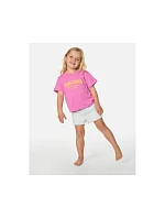 Dívčí tričko RIP CURL Surf Puff Relaxed Tee – Girl, růžové, dětské