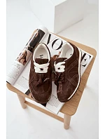 Kožené tenisky Vinceza Dámské 86427 Čokoládové