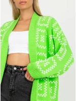 Dámský svetr LC SW 0296 fluo zelený