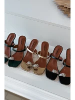 Klapky na podpatku model 225131 Step in style