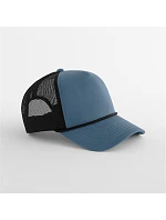 Beechfield B 633 5 panelová Trucker kšiltovka "Rope" 53.0633 slate blue/black