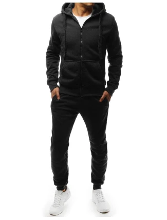 FashionStreet černá pánská tepláková souprava AX0380