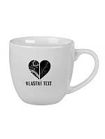 Personalizovaný keramický hrníček 400 ml - Dvě místa, jedno srdce Personalizovaný keramický hrníček 400 ml - Dvě místa, jedno srdce