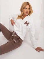 Dámská souprava RV KMPL 9178.27 Ecru s hnědou - FPrice