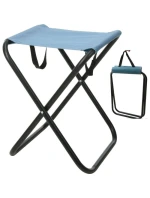 TURISTICKÁ RYBÁŘSKÁ ŽIDLE SKLÁDACÍ STOLIČKA S RUKOJETÍ REDCLIFFS MODRÁ