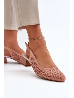 Lodičky Na Podpatku Růžové Gemifa