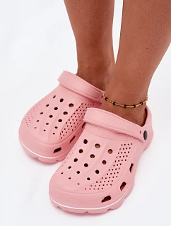 Růžové dámské pěnové pantofle Chodaki Merritt