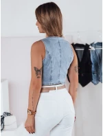 Dámská krátká džínová vesta BLUEGEM FashionStreet TY4796