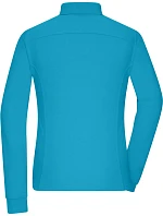 Daiber JN 1841 Dámské pracovní piqué polo s dlouhým rukávem 02.1841 turquoise