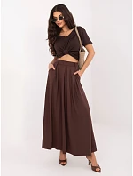 Sukně RV SD A1240.22P tmavě hnědá