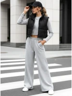 Dámská prošívaná vesta černá FashionStreet TY5197 Dámská prošívaná vesta černá FashionStreet TY5197