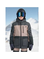 Dětská snowboardová bunda 10000 s membránou 4F 4FJRAW25TTJAU1039-82S