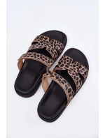 Dámské sandály na suchý zip Vinceza 17401 panterka