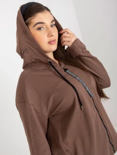 Mikina RV BL 8266.34P hnědá