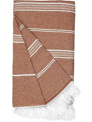 The One Towelling Recycled Hamam Towel Hamam ručník "Recycled" 48.1059 rust orange The One Towelling Recycled Hamam Towel Hamam ručník "Recycled" 48.1059 rust orange