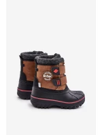 Dětské Sněhule Na Suchý Zip Lee Cooper LCJ-24-44-2864K Camel Dětské Sněhule Na Suchý Zip Lee Cooper LCJ-24-44-2864K Camel