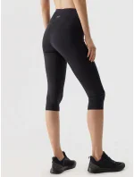 Dámské 3/4 legíny 4F - černé Dámské 3/4 legíny 4F - černé