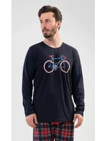 Pánské pyžamo dlouhé Old bike