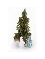 Vánoční Santa Claus CERAMIC BOMBLE 7,8 cm 1 ks