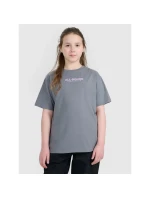 Dívčí tričko oversize s potiskem 4F 4FJWAW25TTSHF2387-23S