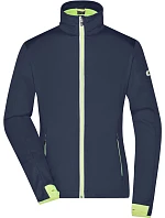 Daiber JN 1125 Dámská 3-vrstvá sportovní softshellbunda 02.1125 navy/bright yellow