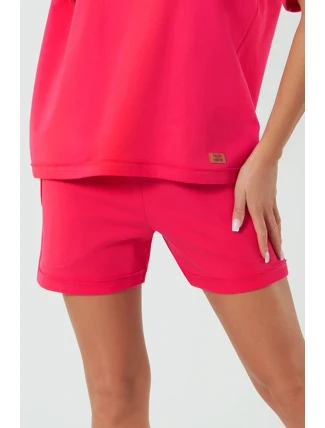 Italská móda Madri krep barva: fuchsiová