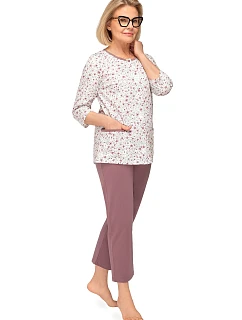 Pyžamo Martel Kasia II 266 3/4 M-3XL rozepínací