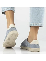 Dámské modré kožené polobotky Filippo DP6738 dámské